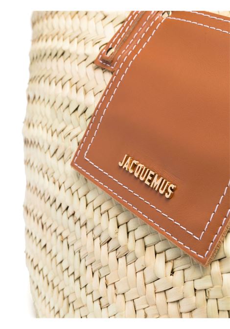 borsa le panier soli donna natural e marrone chiaro JACQUEMUS | BAW00045AC01C04811