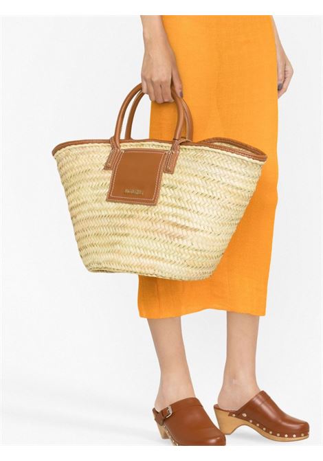borsa le panier soli donna natural e marrone chiaro JACQUEMUS | BAW00045AC01C04811