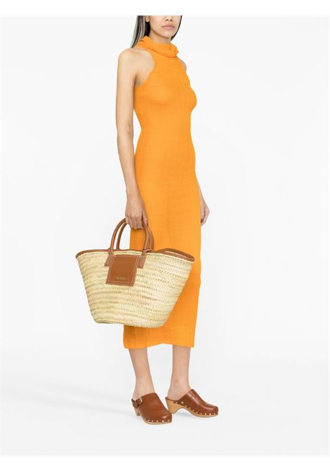 borsa le panier soli donna natural e marrone chiaro JACQUEMUS | BAW00045AC01C04811