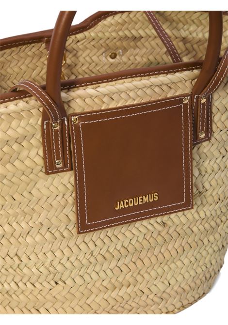 borsa le panier soli donna natural e marrone chiaro JACQUEMUS | BAW00045AC01C04811
