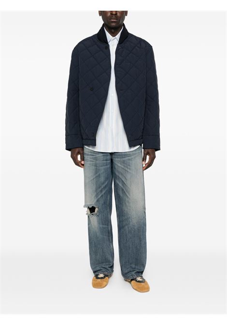 le chemise camargue man blue and beige JACQUEMUS | SHM00605AW006913GT