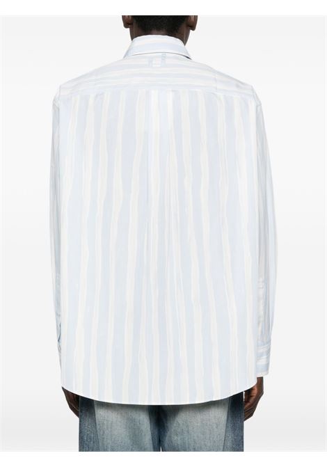 le chemise camargue man blue and beige JACQUEMUS | SHM00605AW006913GT