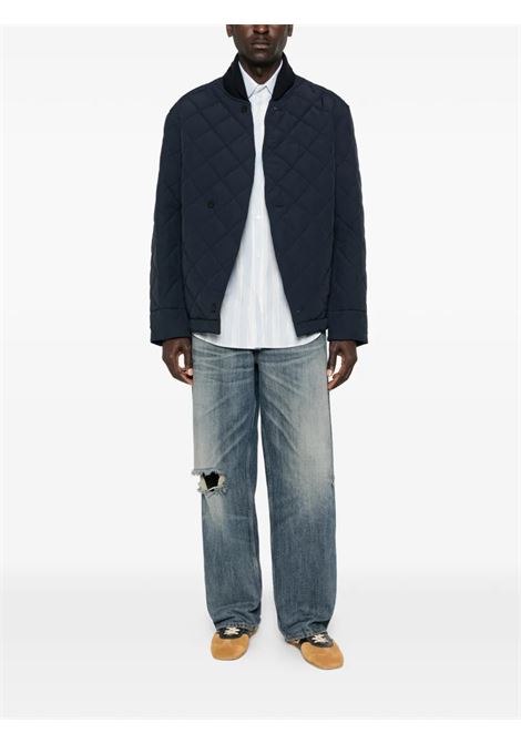 camicia camargue uomo blue e beige JACQUEMUS | SHM00605AW006913GT