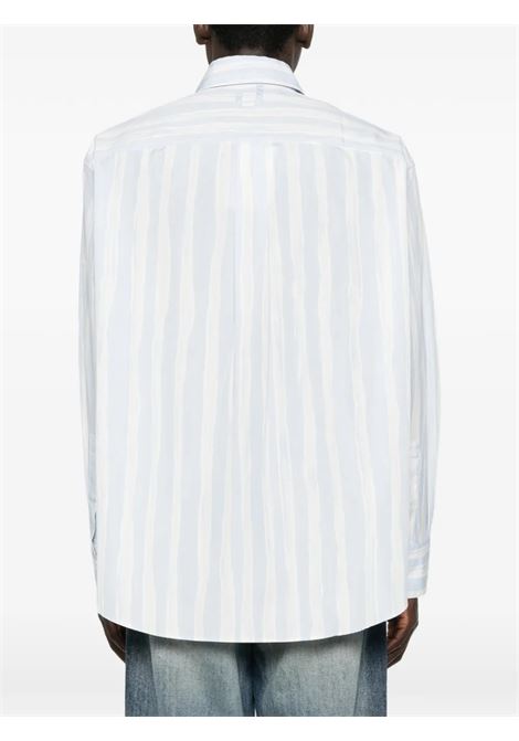 camicia camargue uomo blue e beige JACQUEMUS | SHM00605AW006913GT