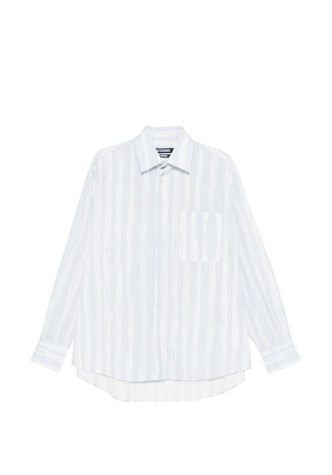 le chemise camargue man blue and beige JACQUEMUS | SHM00605AW006913GT