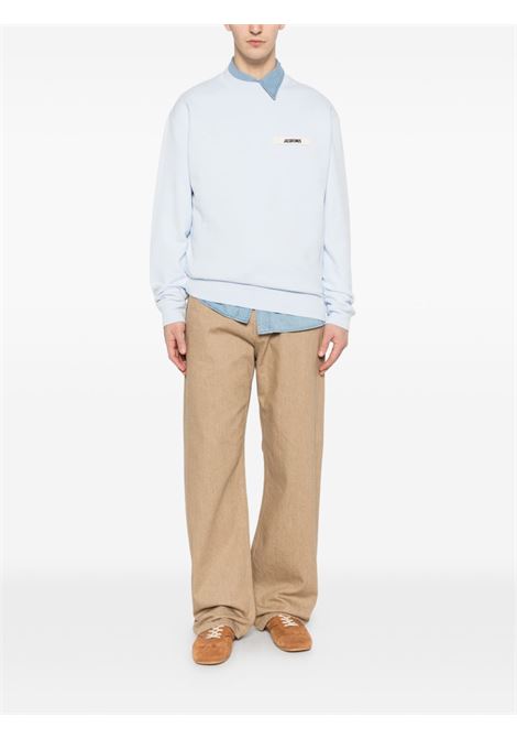le sweatshirt gros grain man light blue JACQUEMUS | SSM00206AJ00126321