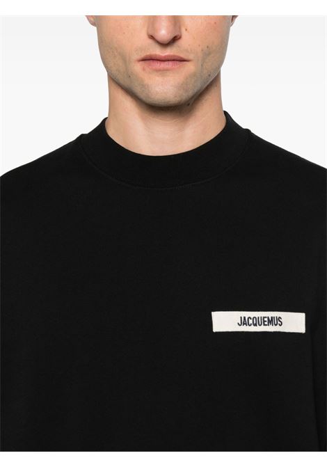 le sweatshirt gros grain man black JACQUEMUS | SSM00206AJ00126990