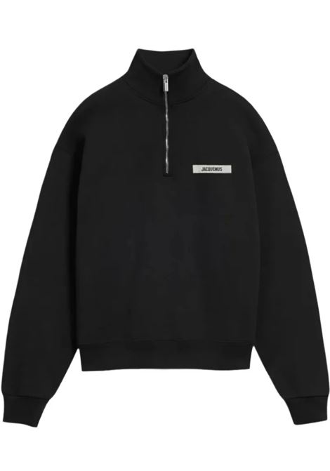 felpa le cammionneur gros grain uomo nera JACQUEMUS | SSM00313AJ00174990