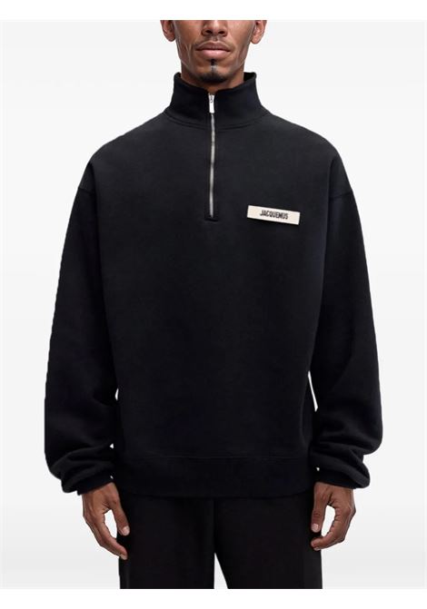 felpa le cammionneur gros grain uomo nera JACQUEMUS | SSM00313AJ00174990
