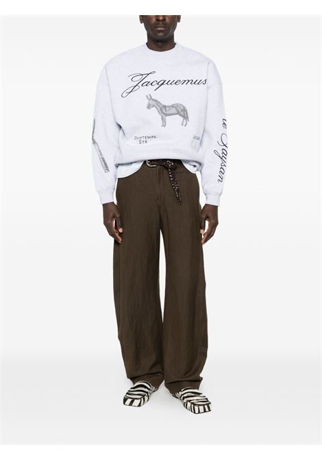 le sweatshirt ane man grey JACQUEMUS | SSM00314AJ001749DS