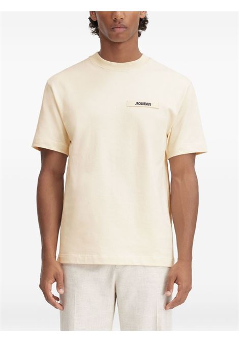 t-shirt le gros grain uomo beige JACQUEMUS | TSM00133AJ00226150