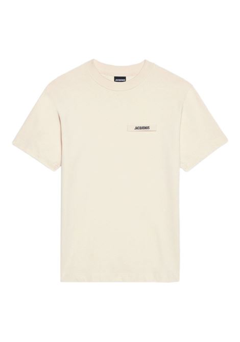 t-shirt le gros grain uomo beige JACQUEMUS | TSM00133AJ00226150
