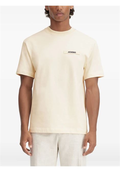 t-shirt le gros grain uomo beige JACQUEMUS | TSM00133AJ00226150