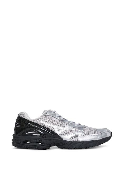 sneakers wave rider 10 uomo nere e argento MIZUNO | D1GA261602