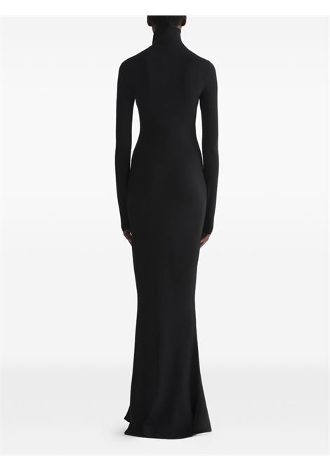 jersey column dress woman black MUGLER | 26P1RO181560291999