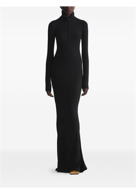 jersey column dress woman black MUGLER | 26P1RO181560291999