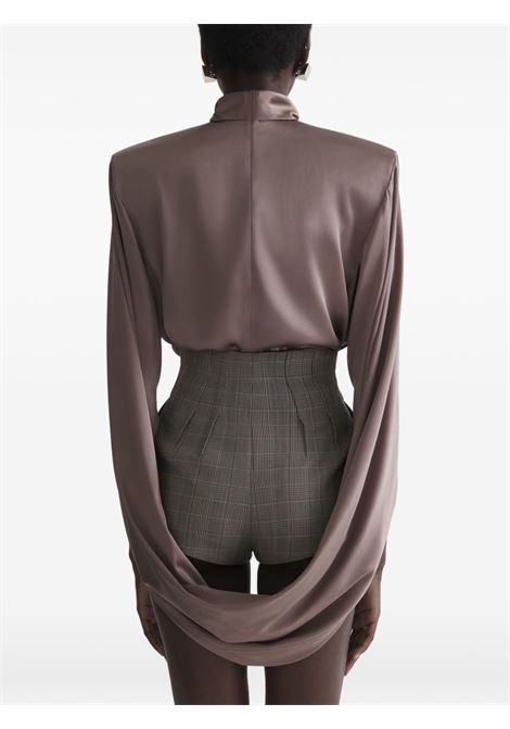 top cascade tunic donna marrone MUGLER | 26P1TO086030037002