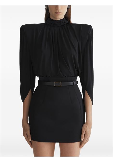 cascade tunic top woman black MUGLER | 26P1TO086060301999