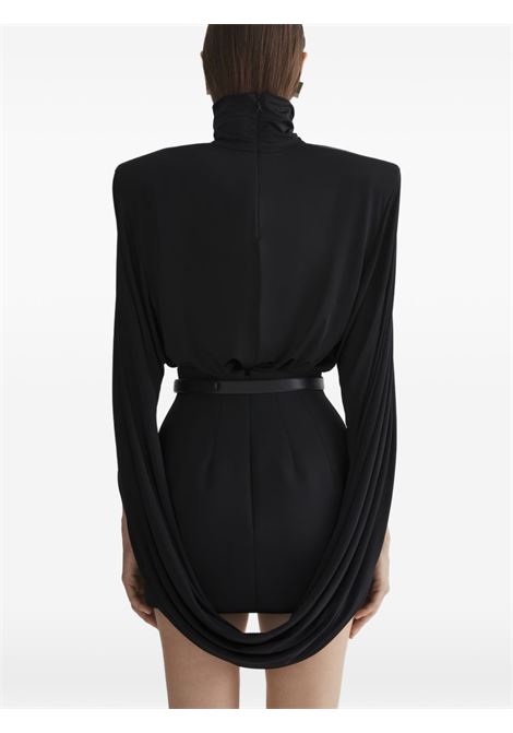 cascade tunic top woman black MUGLER | 26P1TO086060301999