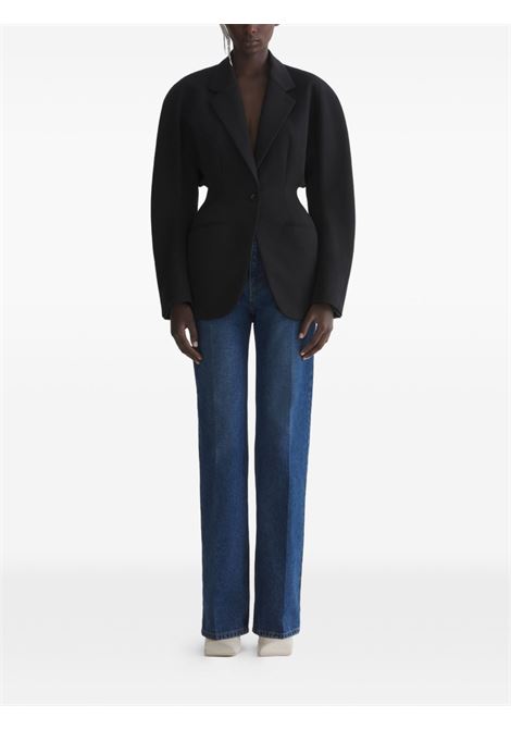 cinched jacket woman black MUGLER | 26P1VE048010191999