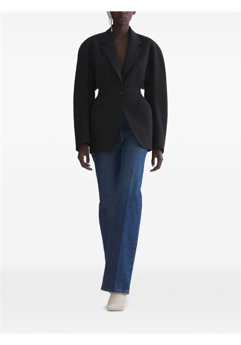 cinched jacket woman black MUGLER | 26P1VE048010191999