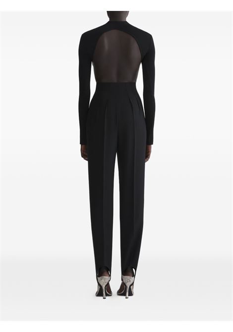 short knitted top woman black MUGLER | 26P2TO085711371999