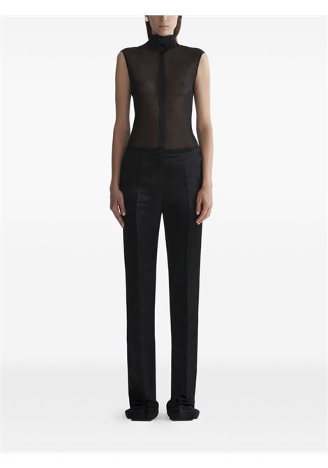 sleeveless tuxedo bodysuit woman black MUGLER | 26P3BO029220311999