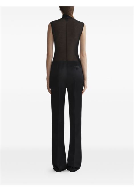 sleeveless tuxedo bodysuit woman black MUGLER | 26P3BO029220311999