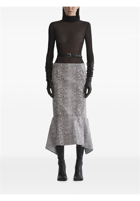 turtleneck top woman black MUGLER | 26P3TO084320311999