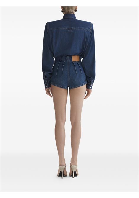 pantaloncini denim teilored donna blu MUGLER | 26P6PA05352116142