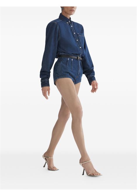 pantaloncini denim teilored donna blu MUGLER | 26P6PA05352116142