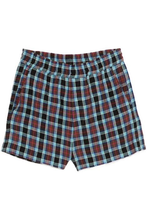 bermuda leonida uomo blue e rosso NAMACHEKO | NS26-509-N30009104