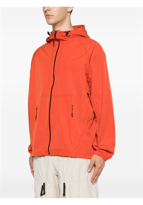 giacca windbreaker aviator uomo arancione OAKLEY | FOA40788240O