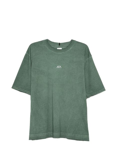t-shirt latitude uomo verde OAKLEY | FOA40854574O