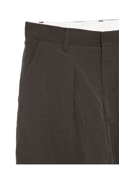 pantaloni fold tailored uomo marroni RANRA | AMSS26PA01110C701