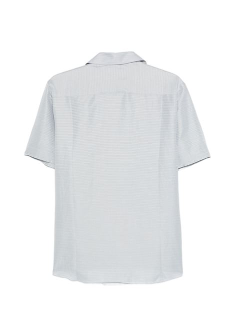 sun silk linen ripstop ss shirt man light blue RANRA | AMSS26SS01112C928