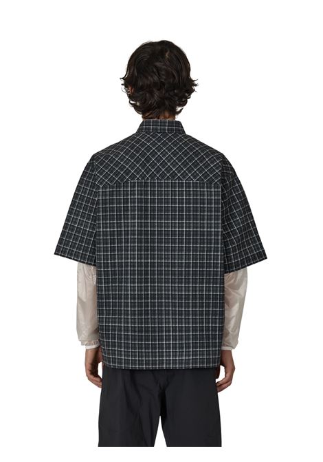 aair floweave printed ss shirt man grey ROA | YBMW017FA17GRY0001