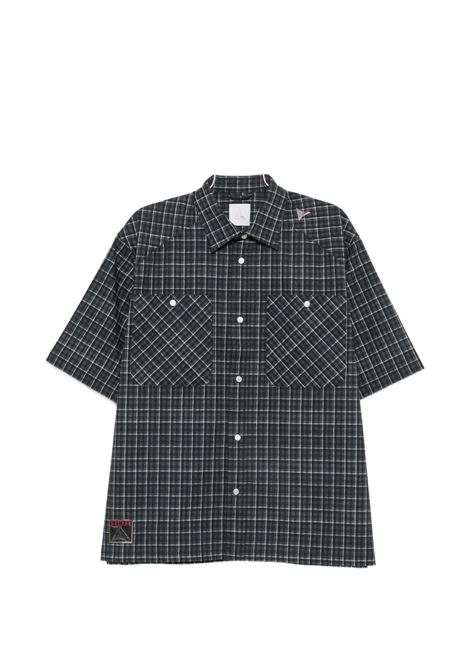 aair floweave printed ss shirt man grey ROA | YBMW017FA17GRY0001