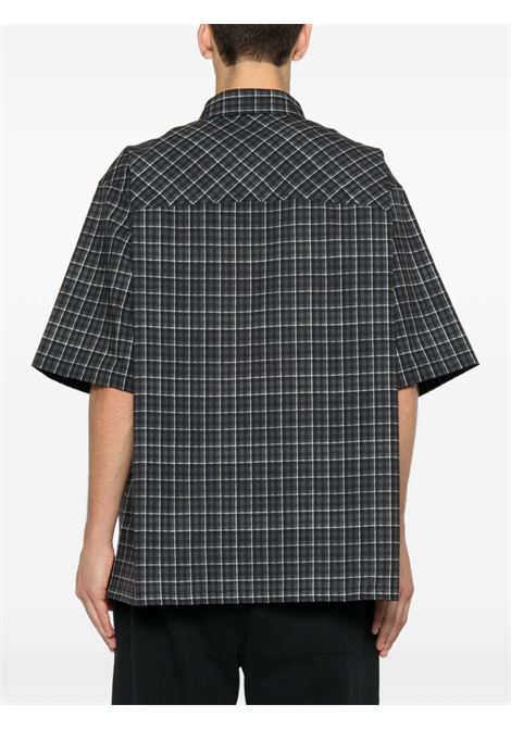 aair floweave printed ss shirt man grey ROA | YBMW017FA17GRY0001