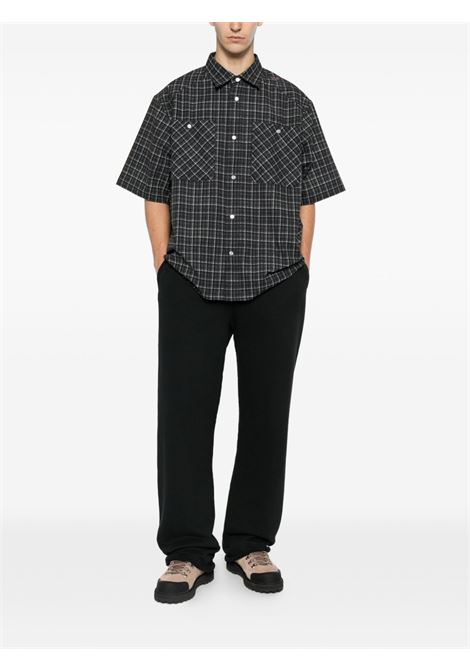 aair floweave printed ss shirt man grey ROA | YBMW017FA17GRY0001