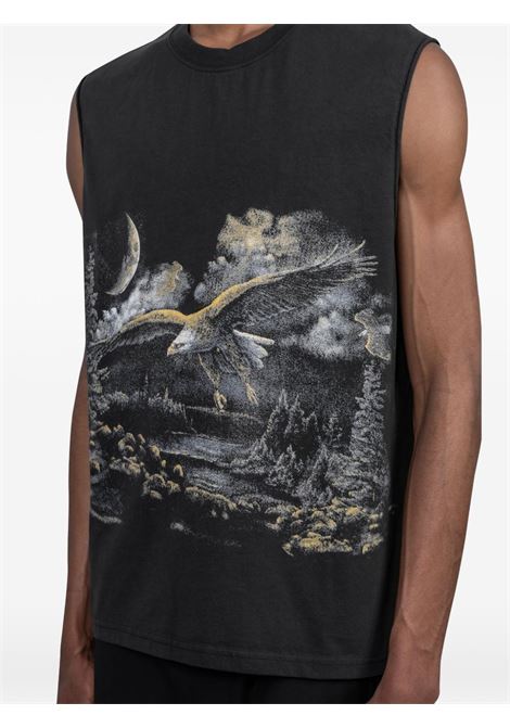 t-shirt fai uomo nera ROA | YBMW021JY02BLK0020