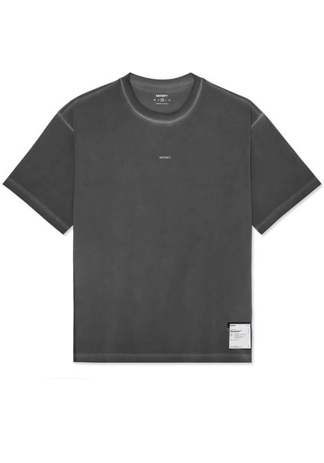 t-shirt auralite uomo nera pigment SATISFY | 1100000D01