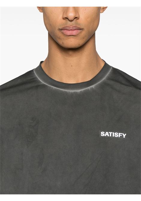 auralite t-shirt man black SATISFY | 1100000D01