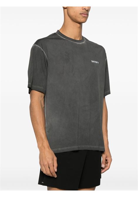 auralite t-shirt man black SATISFY | 1100000D01