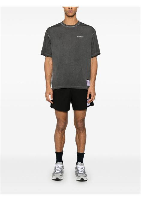 auralite t-shirt man black SATISFY | 1100000D01