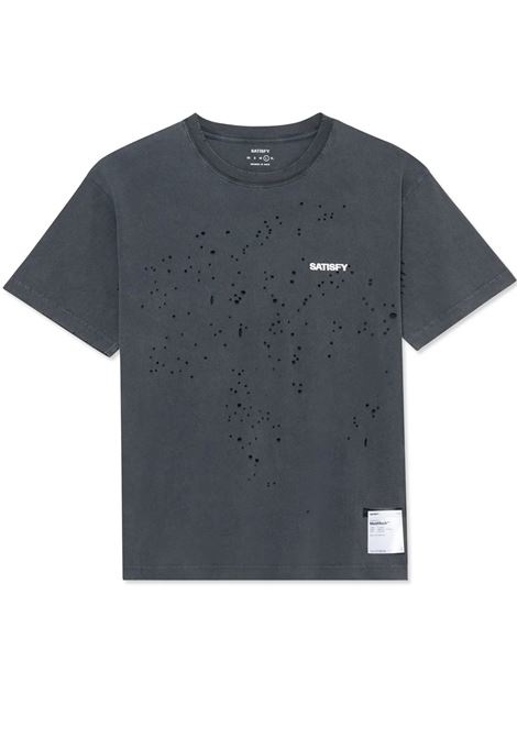 t-shirt mothtech uomo nera SATISFY | 1100600A02