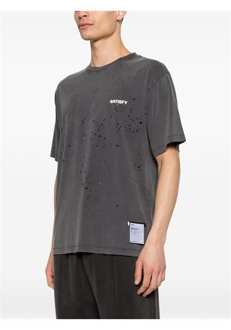 mothtech tee man black SATISFY | 1100600A02