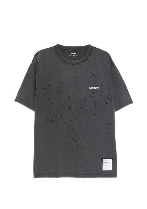 mothtech tee man black SATISFY | 1100600A02