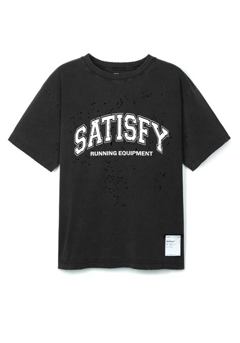 t-shirt mothtech uomo nera SATISFY | 1100600A04