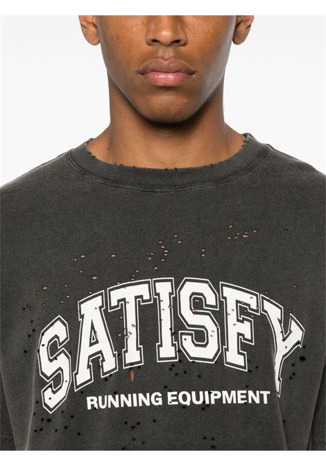 mothtech tee man black SATISFY | 1100600A04